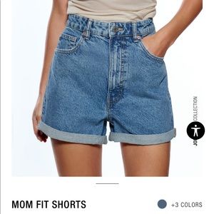 Mom Fit Shorts ZARA